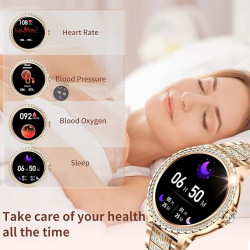 Smartwatch fitonyo Smart Watch złoty