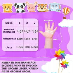WESTGIRL Dziecięce rękawiczki zimowe Rozmiar S