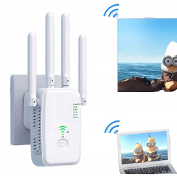 WZMACNIACZ Sygnału WiFi Sieci 5ghz MOCNY 1200Mb/s