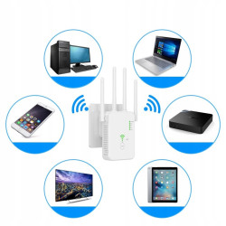 WZMACNIACZ Sygnału WiFi Sieci 5ghz MOCNY 1200Mb/s