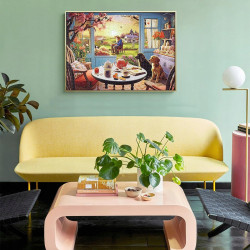 Puzzle 1000 elementów dla dorosłych Kalendarz adwentowy 70x50cm Dwa psy