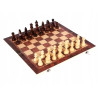 Gra szachy warcaby tryktrak składane 3w1 podróżne 24x24cm drewniane