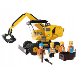 KLOCKI PLAYTIVE KOPARKA + FIGURKI 275 ELEMENTÓW