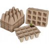 Doniczki torfowe 15.5x11.5x5cm 24szt Relaxdays