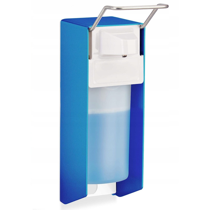 Ręczny dozownik do mydła naścienny Relaxdays 500 ml odcienie niebieskiego