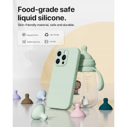 Plecki GOODVISH do Apple iPhone 15 Pro jasnozielony + 2 szkła hartowane