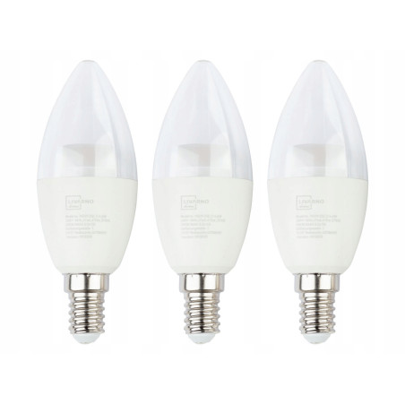 LIVARNO HOME ŻARÓWKI LED 3 SZTUKI E14 6W 470LM
