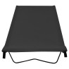 Łóżko polowe 180 cm x 60 cm czarny 2 sztuki