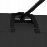 Łóżko polowe 180 cm x 60 cm czarny 2 sztuki