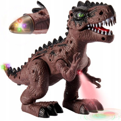 HYAKIDS T-Rex zabawka elektryczna, ze światłami, funkcja chodzenia