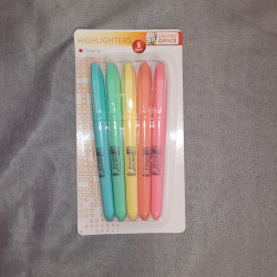 Mazaki fluorescencyjne - highlighters UNITED OFFICE