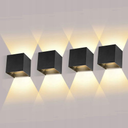 Kinkiet ogrodowy LEDMO czarny zintegrowane źródło LED 20 W