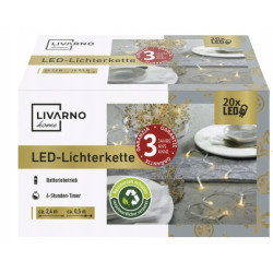 Łańcuch świetlny LED do domu LIVARNO bursztynowy