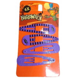 Zestaw 4 spinek do włosów Halloween