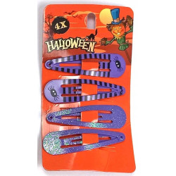Zestaw 4 spinek do włosów Halloween
