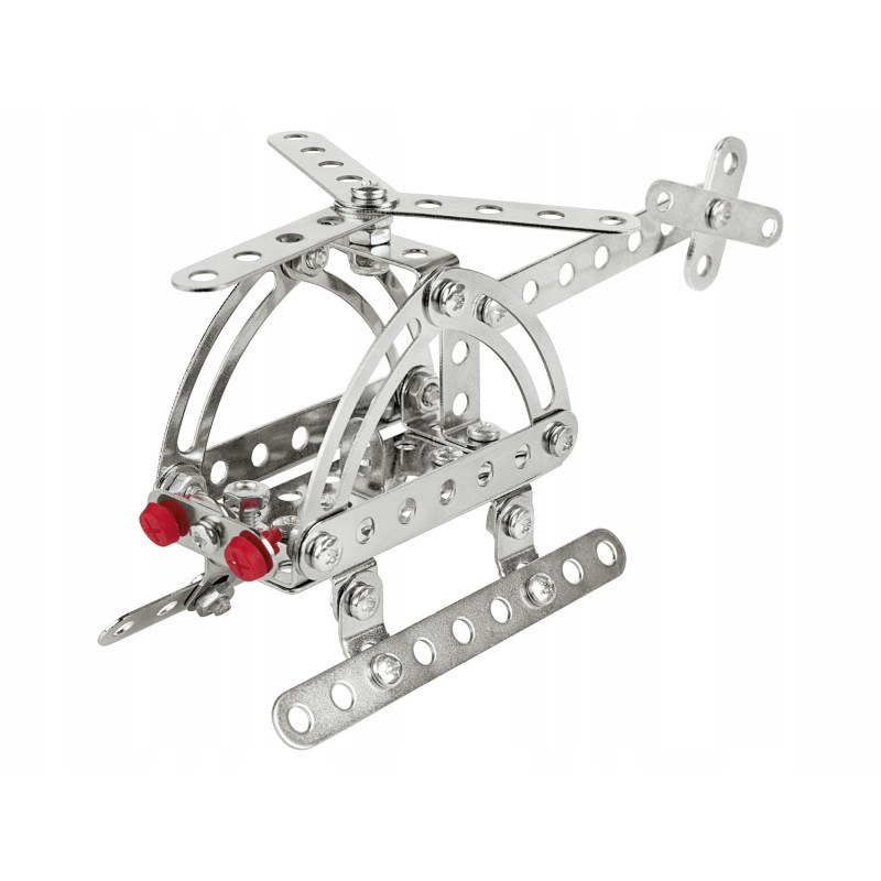 Metalowy Helikopter Do Złożenia Zestaw Kreatywny 87 el Playtive