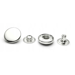 CRELANDO Zatrzaski napy metalowe nierdzewne 9,5 mm