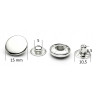 CRELANDO Zatrzaski napy metalowe nierdzewne 9,5 mm