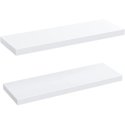 Półka płyta MDF Storemic 60 x 23 cm biały 2 sztuki