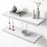 Półka płyta MDF Storemic 60 x 23 cm biały 2 sztuki