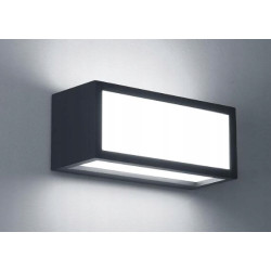 HLFVLITE Zewnętrzna lampa ścienna LED, aluminiowa, zewnętrzna
