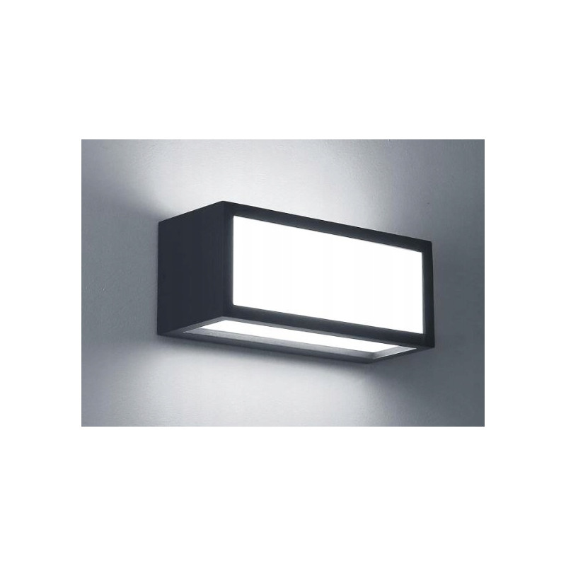 HLFVLITE Zewnętrzna lampa ścienna LED, aluminiowa, zewnętrzna