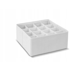 LIVARNO home Organizer tekstylny 16 komór - BIAŁY