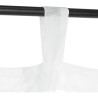 Zasłona półprzezroczyste białe 140 cm x 225 cm