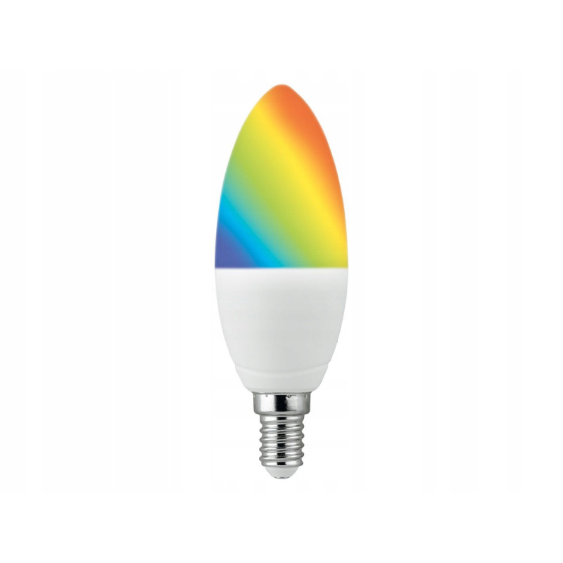 Żarówka LED RGB Smart Home biała kolorowa E14