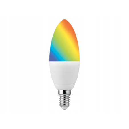 Żarówka LED RGB Smart Home biała kolorowa E14