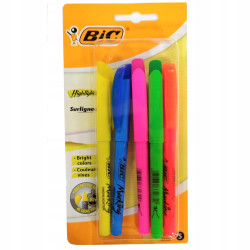 Zakreślacz różne kolory BIC 5 szt.