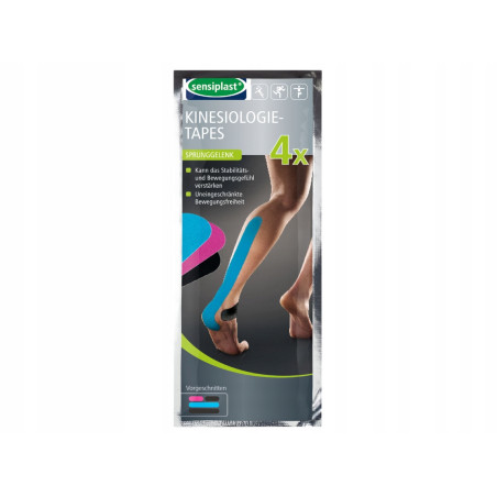 KINESIO TEJPY PLASTRY TAŚMY KINEZJOLOGICZNE 4 el.