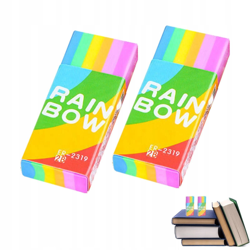 Gumka do mazania Rainbow Wielokolorowa 1 szt.