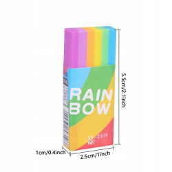 Gumka do mazania Rainbow Wielokolorowa 1 szt.
