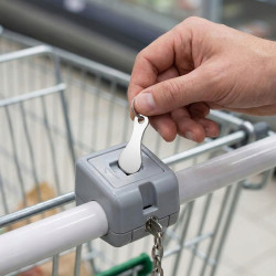8 sztuk żetonów do wózka sklepowego, żeton do wózków zakupowych, breloczki