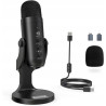 ZealSound K66 Mikrofon pojemnościowy USB Plug&Play do gier, podcastów