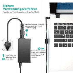 HKY Ładowarka zasilacz do laptopów Dell 65W