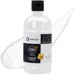 Farby akrylowe Artecho biały 1 szt. 500 ml