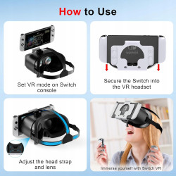 Zestaw VR do Nintendo Switch 2 2025 - Okulary Wirtualnej Rzeczywistości VR