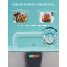FOHERE Opiekacz 3w1 1200W Gofrownica Grill Kanapki Niebieski