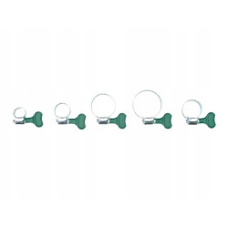 Zestaw opasek zaciskowych z głowicą skrzydłową 19 sztuk PARKSIDE