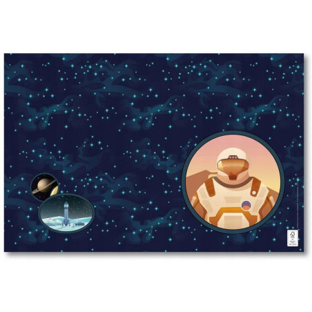 PODKŁADKA NA BIURKO ANTYPOŚLIZGOWA KOLOROWY MOTYW 59 x 39 cm
