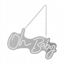 Oh Baby Neon znak akrylowy USB Wystrój ściany Neon Light na bar