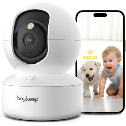 BOYKEEP K30 Kamera 2K 360° WiFi Wewnętrzna Kamera Dla Zwierząt i Dzieci