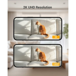 BOYKEEP K30 Kamera 2K 360° WiFi Wewnętrzna Kamera Dla Zwierząt i Dzieci
