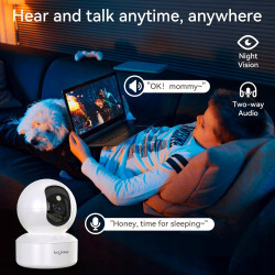 BOYKEEP K30 Kamera 2K 360° WiFi Wewnętrzna Kamera Dla Zwierząt i Dzieci