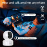 BOYKEEP K30 Kamera 2K 360° WiFi Wewnętrzna Kamera Dla Zwierząt i Dzieci