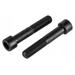 Śruby imbusowe M8x55 mm 12.9 bez pokrycia pół gwint 10 szt.