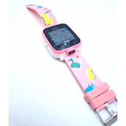 Dziecięcy Smartwatch Zegarek Na Karte Sim 4G Różowy