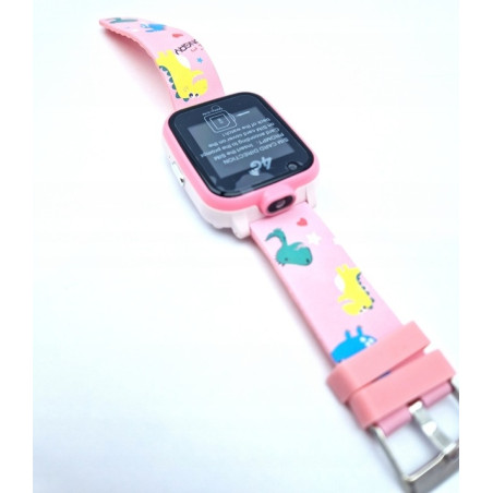 Dziecięcy Smartwatch Zegarek Na Karte Sim 4G Różowy